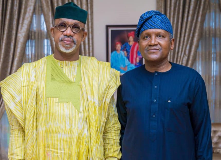 Dapo Abiodun and Aliko Dangote