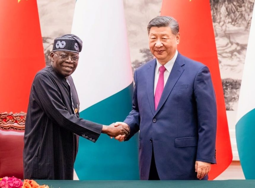 Presidents Tinubu and Xi Jinping,