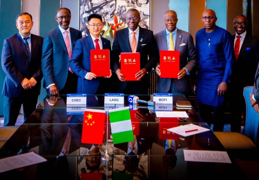 Sanwo-Olu, Wale Edun and Chinese investors