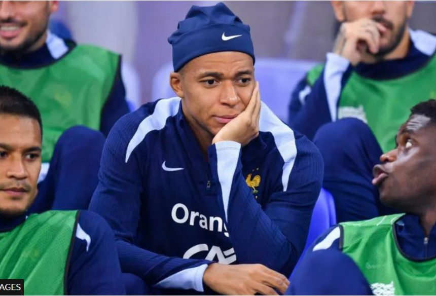 Kylian Mbappe was rested after starting on Friday against Italy