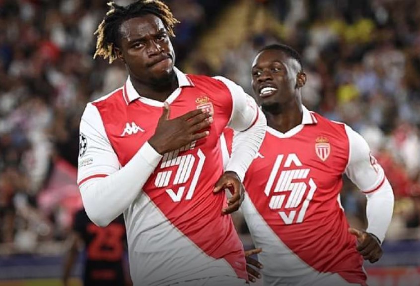 Ilenikhena, 18, scores as Monaco beat 10-man Barcelona