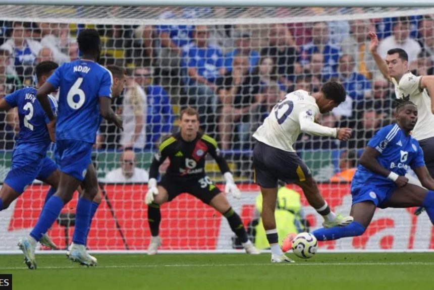 Iliman Ndiaye scored his first goal since joining Everton in the summer