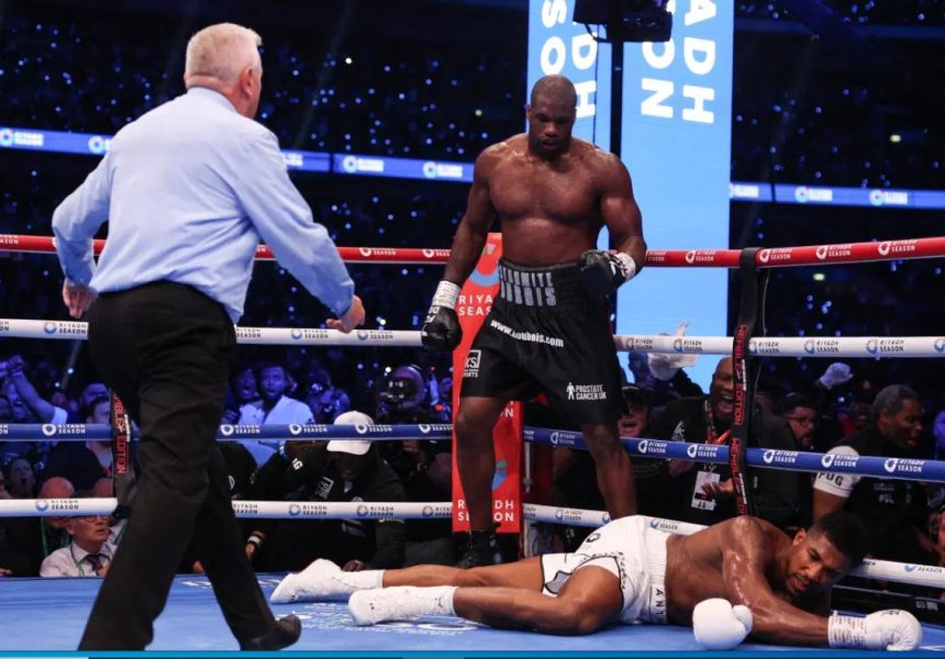 Anthony Joshua lost to Daniel Dubois