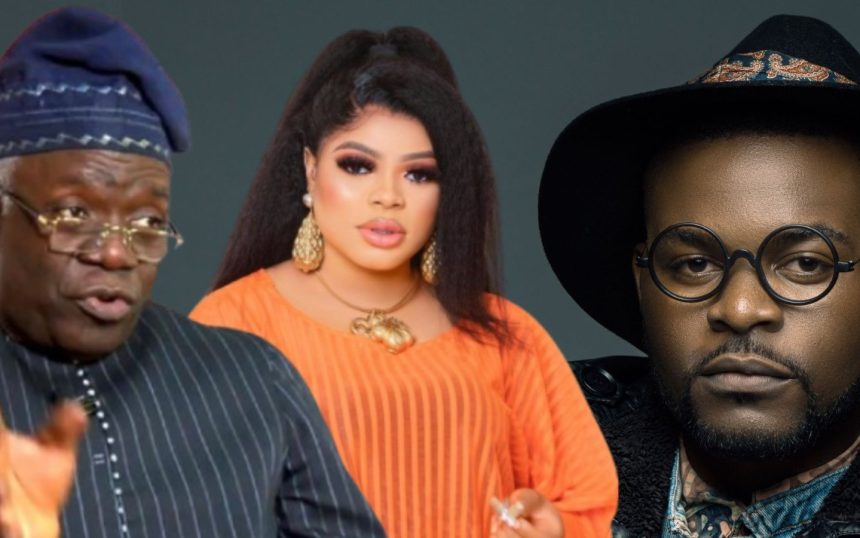 Falana, Bobrisky and Falz