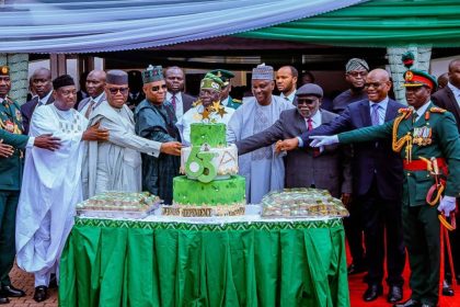 Group photo of Tinubu, Shettima, others at the Independence celebration