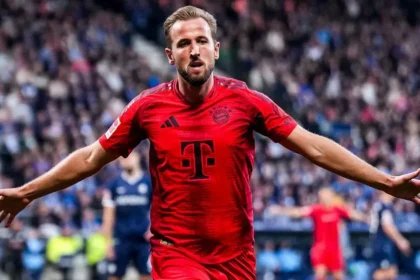 Harry Kane has scored nine Bundesliga goals this campaign