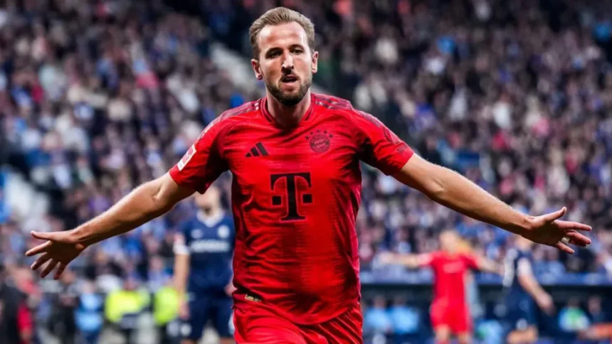 Harry Kane has scored nine Bundesliga goals this campaign