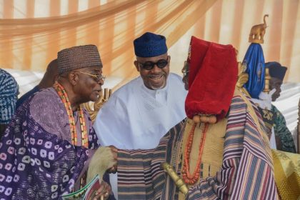 Olowu of Owu, Dapo Abiodun and Olusegun Obasanjo