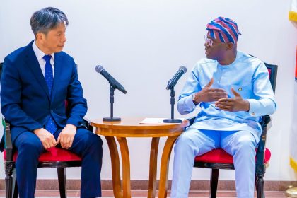 Lee Sang-Ho and Babajide Sanwo-Olu