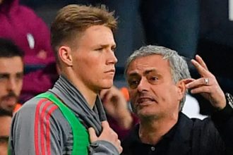 Scott McTominay and Jose Mourinho