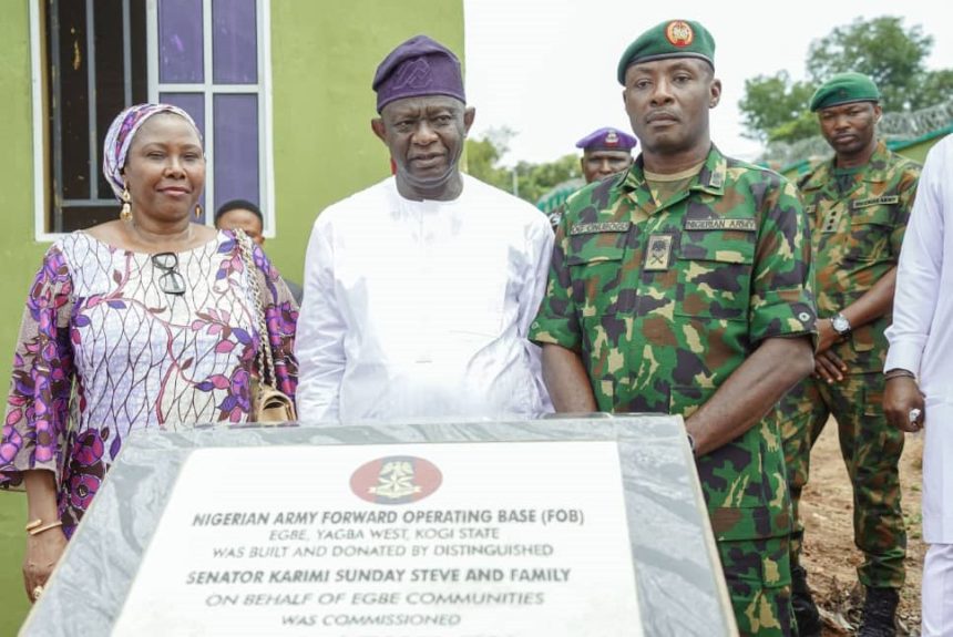 Sunday Karimi donates military base