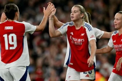 Victorious Arsenal ladies