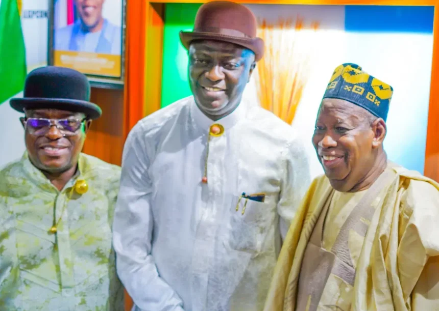 Victor Giadom, Dawari Ibietela and Ganduje