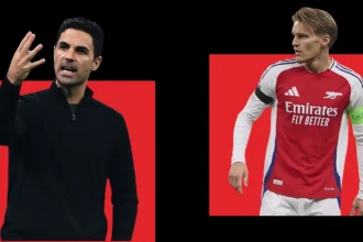 Arteta and Martin Odegaard