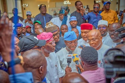 Babajide Sanwo-Olu, Lucky Aiyedatiwa and Hope Uzodimma