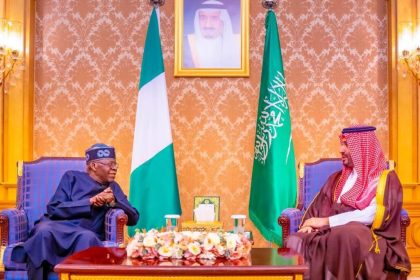 Bola Tinubu and Mohammed bin Salman