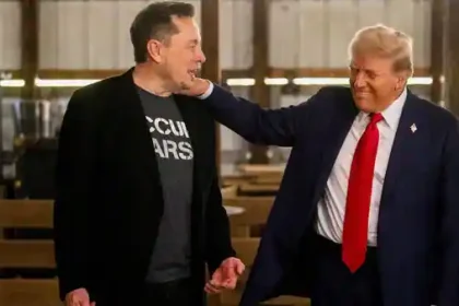 Elon Musk with Donald Trump