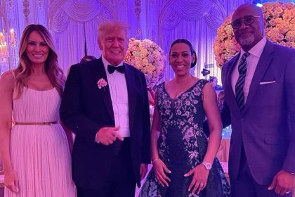 Paul Adefarasin, wife and Donald Trump