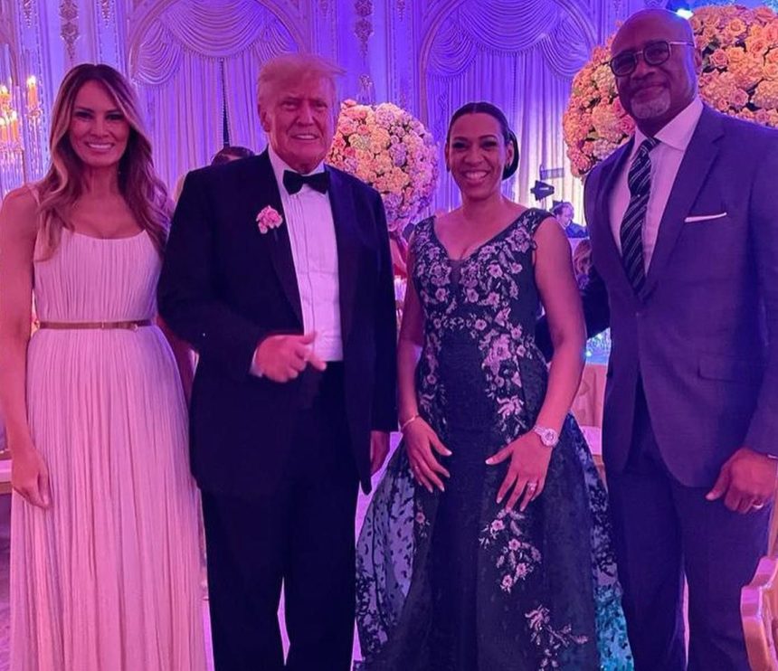 Paul Adefarasin, wife and Donald Trump