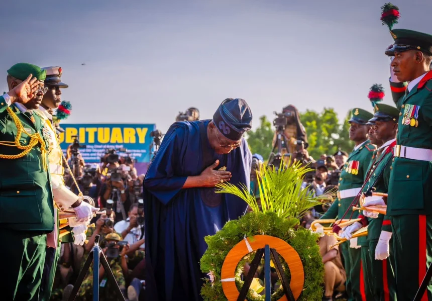 Tinubu at Lagbaja's burial