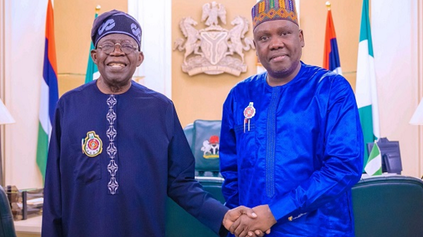 Tinubu with Bwala